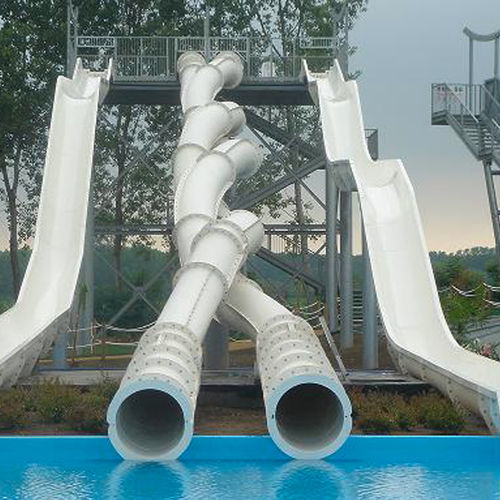 Drehende Rutsche - TWISTER - TECNOPISCINE INTERNATIONAL - für Aquapark / rohrförmig / Hochgeschwindigkeit