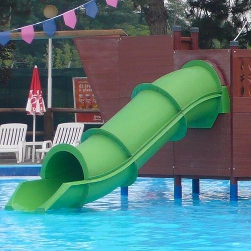 Gerade Rutsche - IDROTUBO BABY - TECNOPISCINE INTERNATIONAL - für Aquapark / rohrförmig