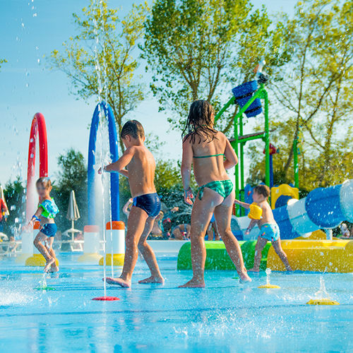 Pool Springbrunnen für eingelassenes Schwimmbäder - GEYSER - TECNOPISCINE INTERNATIONAL - für öffentliches Schwimmbad
