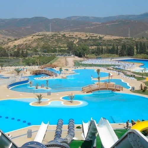 Gebogenes Schwimmbecken - ADULT LAGOONS - TECNOPISCINE INTERNATIONAL - für Außenbereich / für Aquapark / erdverlegt