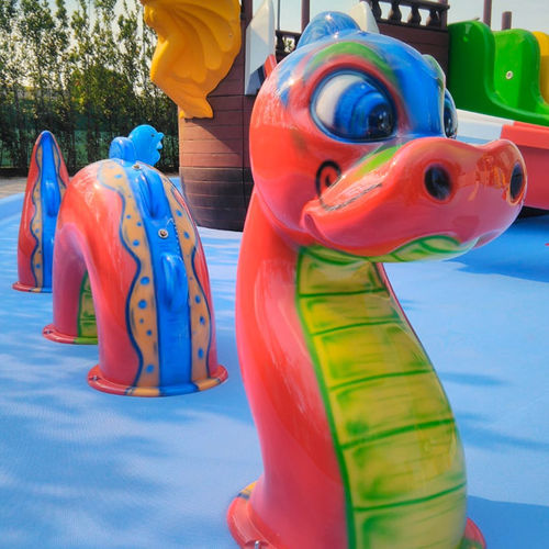 Spielplatzgerät für Aquapark - DRAGON - TECNOPISCINE INTERNATIONAL - Glasfaser