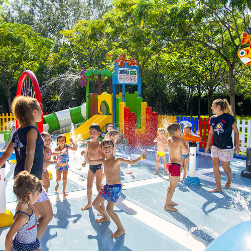 Wasserspielgerät für Aquapark - FIBREGLASS SPRAY PARK - TECNOPISCINE INTERNATIONAL