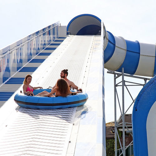 Gerade Rutsche - M280 - TECNOPISCINE INTERNATIONAL - drehend / für Aquapark / rohrförmig
