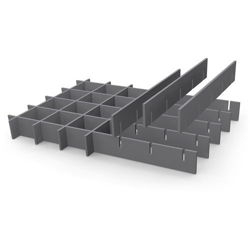 Stahl-Gitterrost - MEISER - für Treppenstufen / für Gitter für Industrieböden / für Außenboden