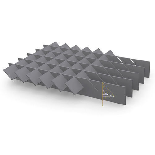 Aluminium-Gitterrost - LOUVRE - MEISER - Edelstahl / Stahl / für Übergang