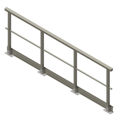 GFK-Geländer - MEISER - galvanisiertem Stahl / Edelstahl / Stab