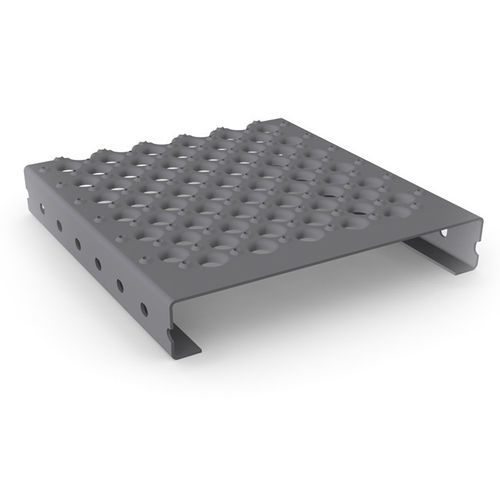 Edelstahl-Stufenbelag - STEPCLAIR N - MEISER - Stahl / Aluminium / aus feuerverzinktem Stahl