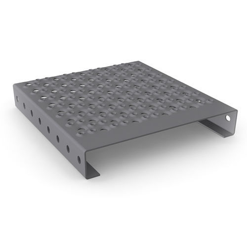 Stahl-Stufenbelag - FORMSTEP N - MEISER - Aluminium / Edelstahl / aus feuerverzinktem Stahl