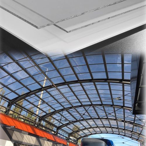 Plane Polycarbonatplatte - MACROLUX® SOLID - Stabilit Suisse - für Gebäude / für Innenausbau / für Verandas