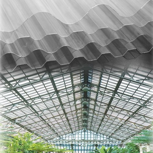 Well-Polycarbonatplatte - MACROLUX® ROOFLITE®  - Stabilit Suisse - gerippt / Dach / für Trennwand