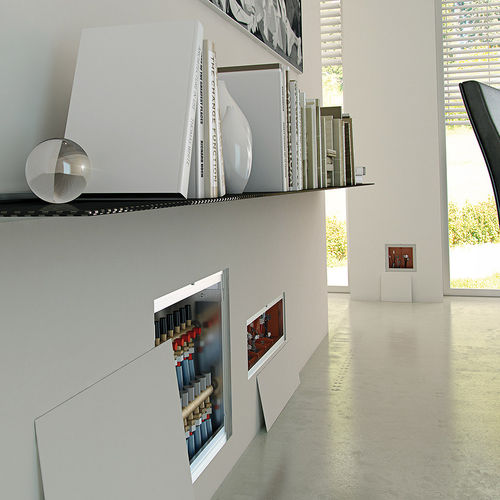 Revisionsklappe für Wand - FILOPARETE - CIPRIANI SERRAMENTI - quadratisch / rechteckig / Aluminium