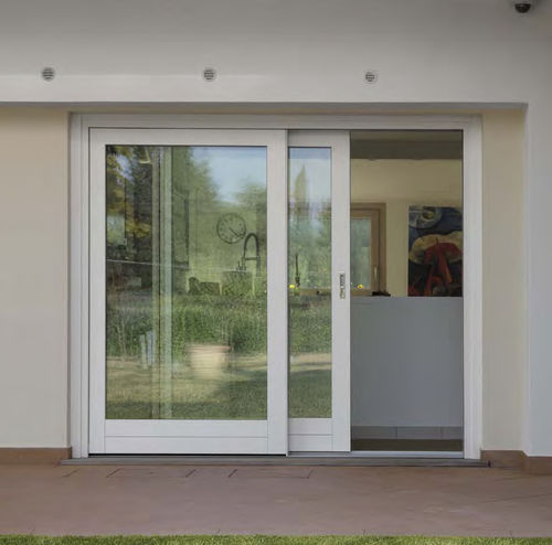 Schiebe-Kipp-Terrassentür - CIPRIANI SERRAMENTI - Holz / Aluminium / mit Vierfachverglasung