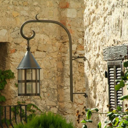 Klassische Wandleuchte - EZE - GROUPE RAGNI - für Außenbereich / Aluminium / Edelstahl