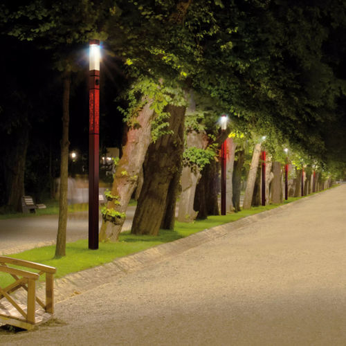 Moderner Leuchtpoller - KORNER - GROUPE RAGNI - Polycarbonat / LED RGB / IP66