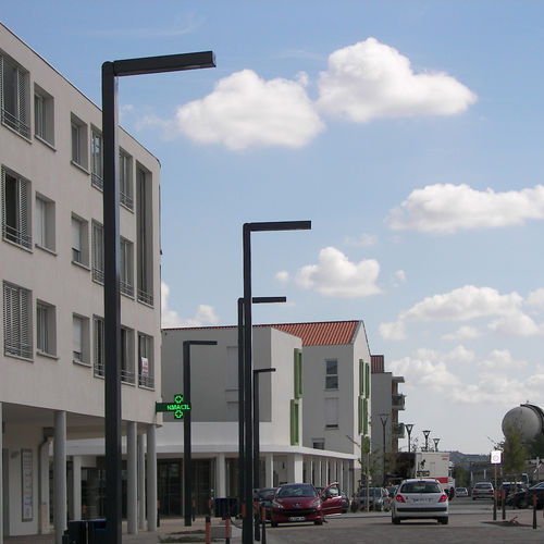 Straßenlaterne - DOMITIENNE  - GROUPE RAGNI - modern / Aluminium / galvanisiertem Stahl