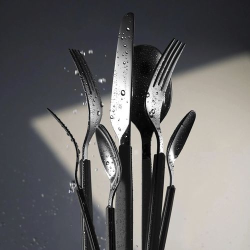 Kunststoffbesteck - EMOTION - WMF - Edelstahl / Lavastein / nicht angegeben