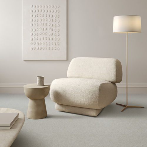 Tuft-Teppichboden - SIENNA  - LANO N.V. - Polyester / einfarbig / grau