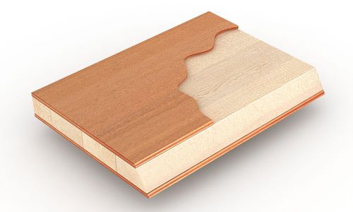 Sandwichpaneel für Innenausbau - ALBASIA BLOCKBORD FROMAGER - BELLOTTI - mit isolierender Holzdeckschicht / leichtgewichtig / PEFC-zertifiziert