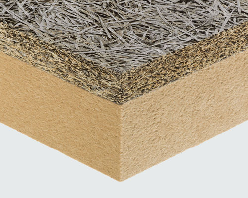 Hochleistungsfähiger Wärmedämmungskomplex - CELENIT FIBRE - CELENIT - Isoliermaterial aus Spanplatte / Holzfaserkern / 1 Holz-Deckschicht