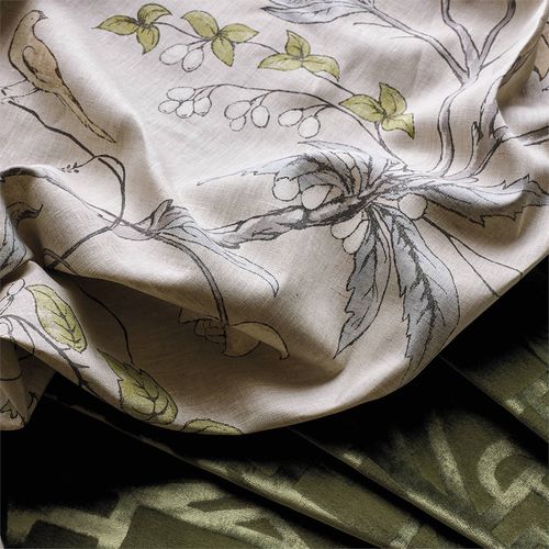 Möbelstoff - CHAMBALON TRAIL   - Zoffany - für Vorhänge / Rollo / Naturmotiv