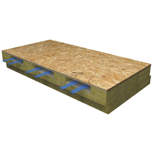 Thermo-akustische Isolierung - ISOVENT® - ISOSYSTEM - Steinwolle / steife Platten / Innenbereich