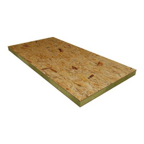 Sandwich-Dämmplatte / für Fassaden - ISOSANDWICH® 2K - ISOSYSTEM - für Dach / mit isolierender Holzdeckschicht / Oberfläche aus OSB