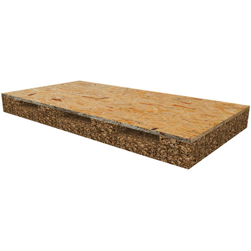 Korkkern-Wärmedämmungskomplex - ISOVENT SUGHERO - ISOSYSTEM - 1 OSB-Deckschicht / für Gebäude