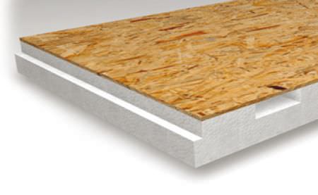 Wärmedämmungskomplex / Kern aus PE-Schaum - ISOVENT® - ISOSYSTEM - 1 Holz-Deckschicht / für Abdeckung