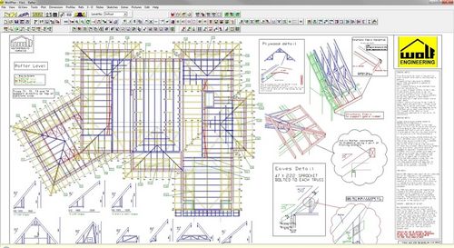 Zeiche-Software - TRUSS LAYOUT - WOLFSYSTEM - Modellierung / Architektur / für Stahlkonstruktion
