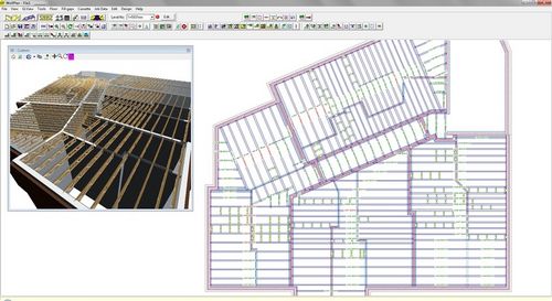 Zeiche-Software - JOIST LAYOUT - WOLFSYSTEM - Modellierung / Architektur / für Treppen