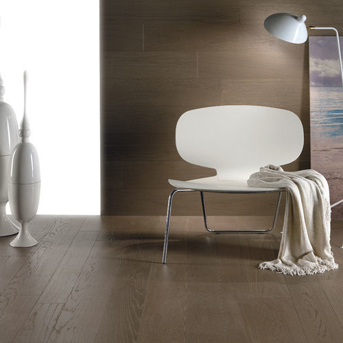 Mehrschichtparkett - Cloud - BERTI PAVIMENTI LEGNO - Eiche / Herringbone / gebürstet