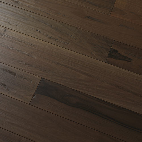 Mehrschichtparkett - Scraped - BERTI PAVIMENTI LEGNO - Nussbaum / gefärbt / verklebt