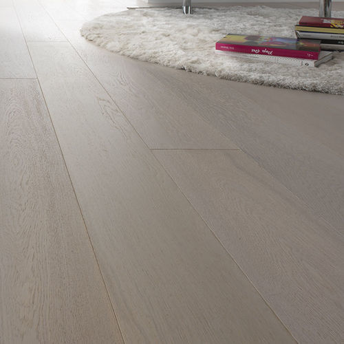 Mehrschichtparkett - Whitened light - BERTI PAVIMENTI LEGNO - gebleichte Eiche / lackiert / schwimmend