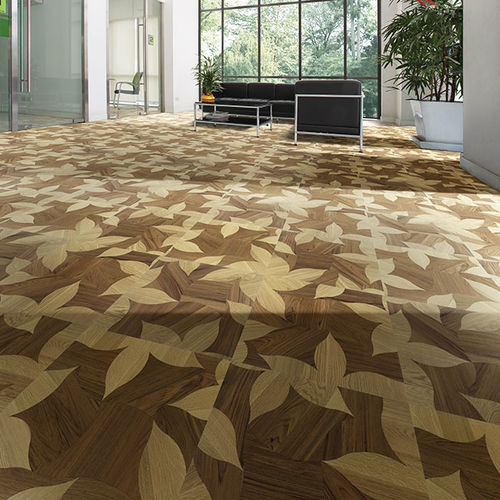 Mehrschichtparkett - Santiago - BERTI PAVIMENTI LEGNO - Eiche / Teakholz / schwimmend