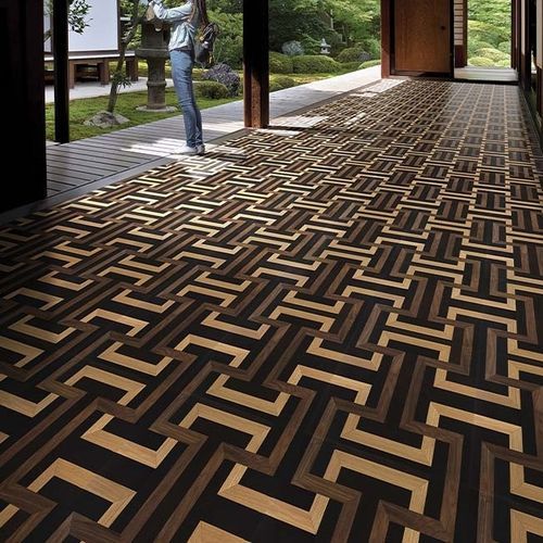Mehrschichtparkett - Kamakura - BERTI PAVIMENTI LEGNO - Eiche / Teakholz / Wenge