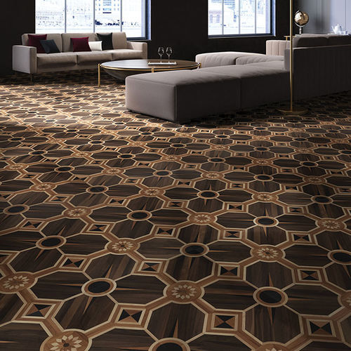 Mehrschichtparkett - New York - BERTI PAVIMENTI LEGNO - amerikanischer Nussbaum / Teakholz / Wenge