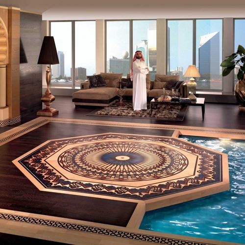 Parkett-Medaillon / Massivholz - Dubai - BERTI PAVIMENTI LEGNO