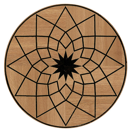 Parkett-Medaillon / Massivholz - Wollemborg - BERTI PAVIMENTI LEGNO