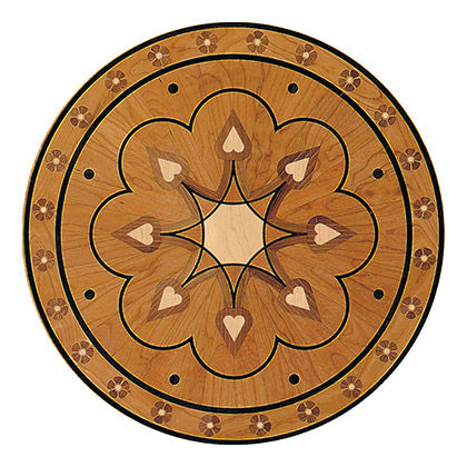 Parkett-Medaillon / Massivholz - Manfredini - BERTI PAVIMENTI LEGNO