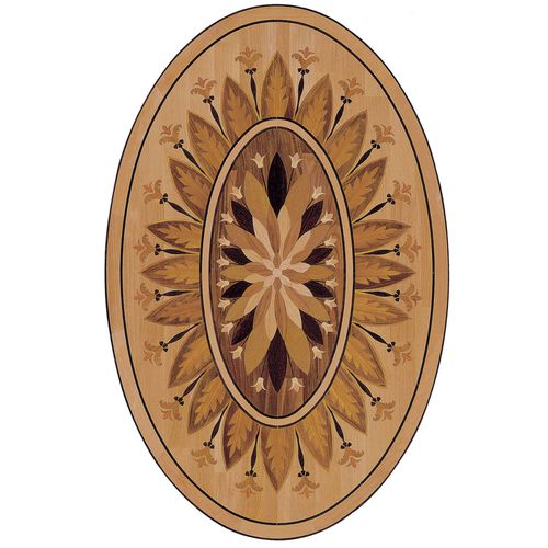 Parkett-Medaillon / Massivholz - Tron - BERTI PAVIMENTI LEGNO