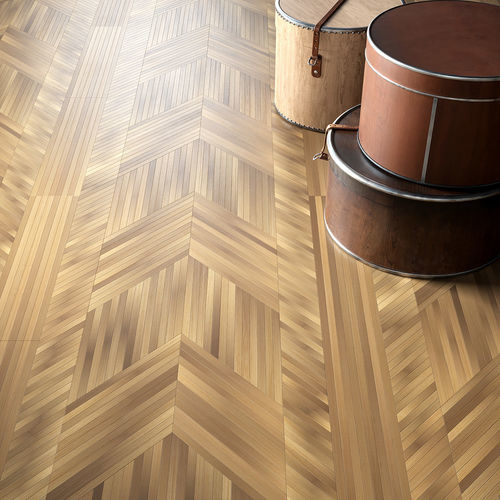 Bodenbelag für Wände geeignet - NEW CHEVRON WALNUT - BERTI PAVIMENTI LEGNO - Eiche / für den Innenraum / für professionellen Gebrauch