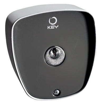 Schalter für Hausautomationssystem - SEL-M - KEY AUTOMATION - mit Schlüssel / Aufputz / Metall