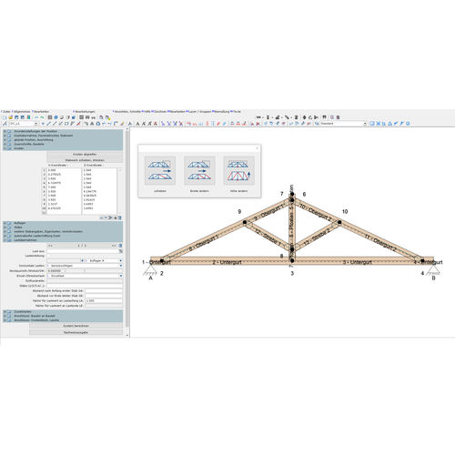 CAD-Software - TRUSS - DIETRICH'S AG - Zeiche / Berechnung / für Holzkonstruktion