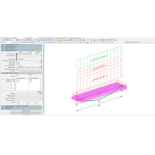 Projektplanungssoftware - CONTINUOUS BEAMS - DIETRICH'S AG - Analyse / Berechnung / für Holzkonstruktion