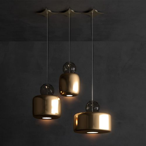 Hängelampe - LORD - ADRIANI E ROSSI EDIZIONI - Glas / modern / mit Kabel