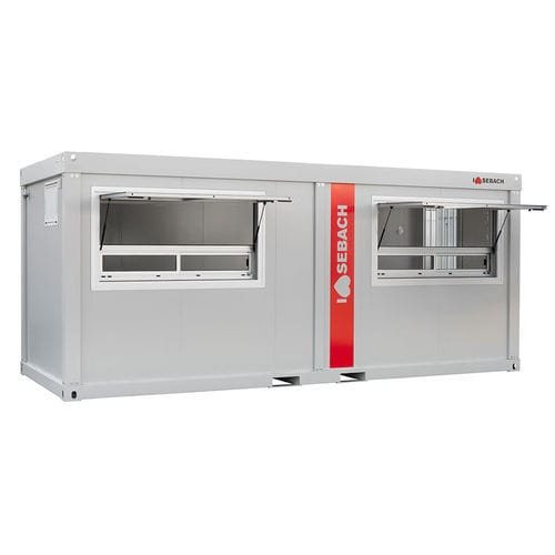 Kiosk für gewerbliche Nutzung - Ticket Box - SEBACH - für Außenbereich / Metall / mobil