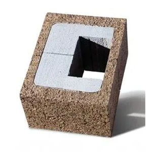Holzbetonschalungsstein - HALF  - ISOTEX SRL - Néopor® / für tragende Wand / dämmend