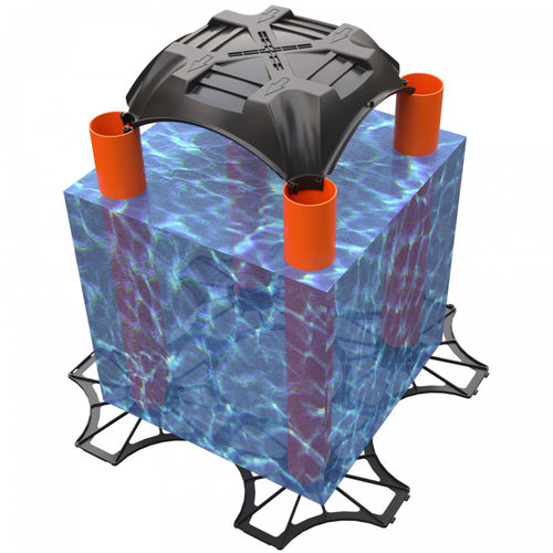 Regenwasser-Auffangbecken - NEW ELEVETOR TANK - GEOPLAST