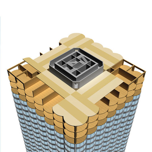 Mehrschicht-Fertigbauelement - P-LAM/X-LAM - WOOD SYSTEM INTERNATIONAL SRL - für Gebäude