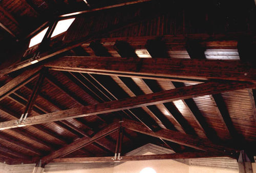 Holzdachstuhl - SPACEWOOD - WOOD SYSTEM INTERNATIONAL SRL - gebogen / Lamellen / Fertigbau